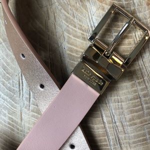 Reversible Kate Spade Pink & Gold Belt